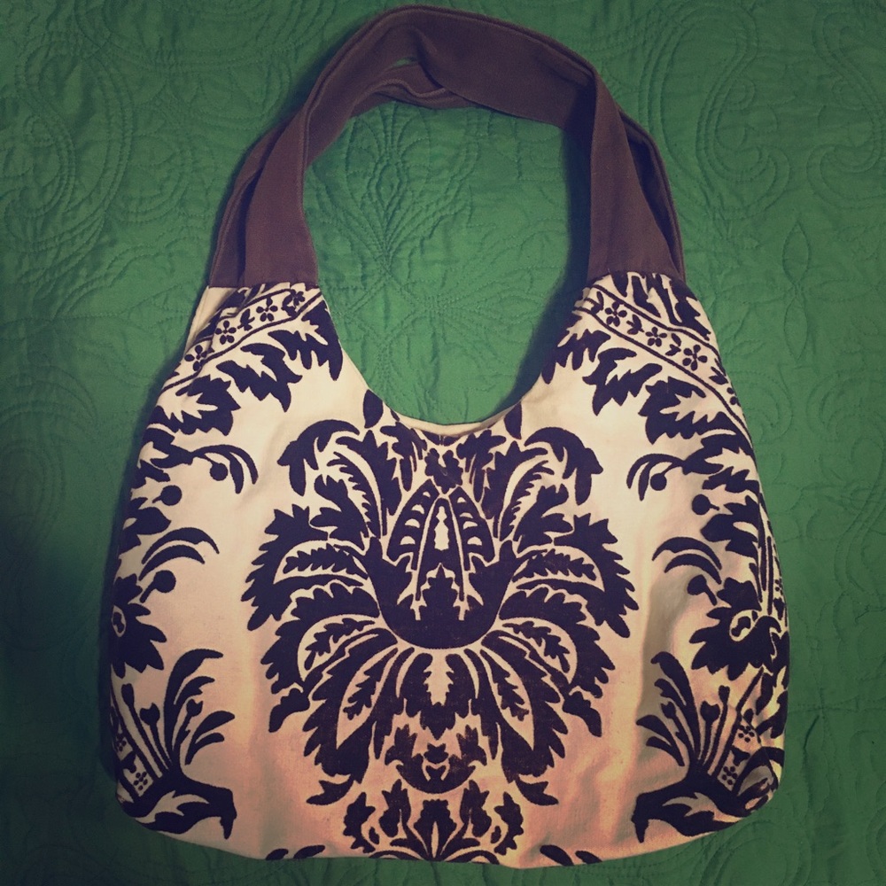 Unique canvas purse. 15”x10”x3”. SHI by Journeys
